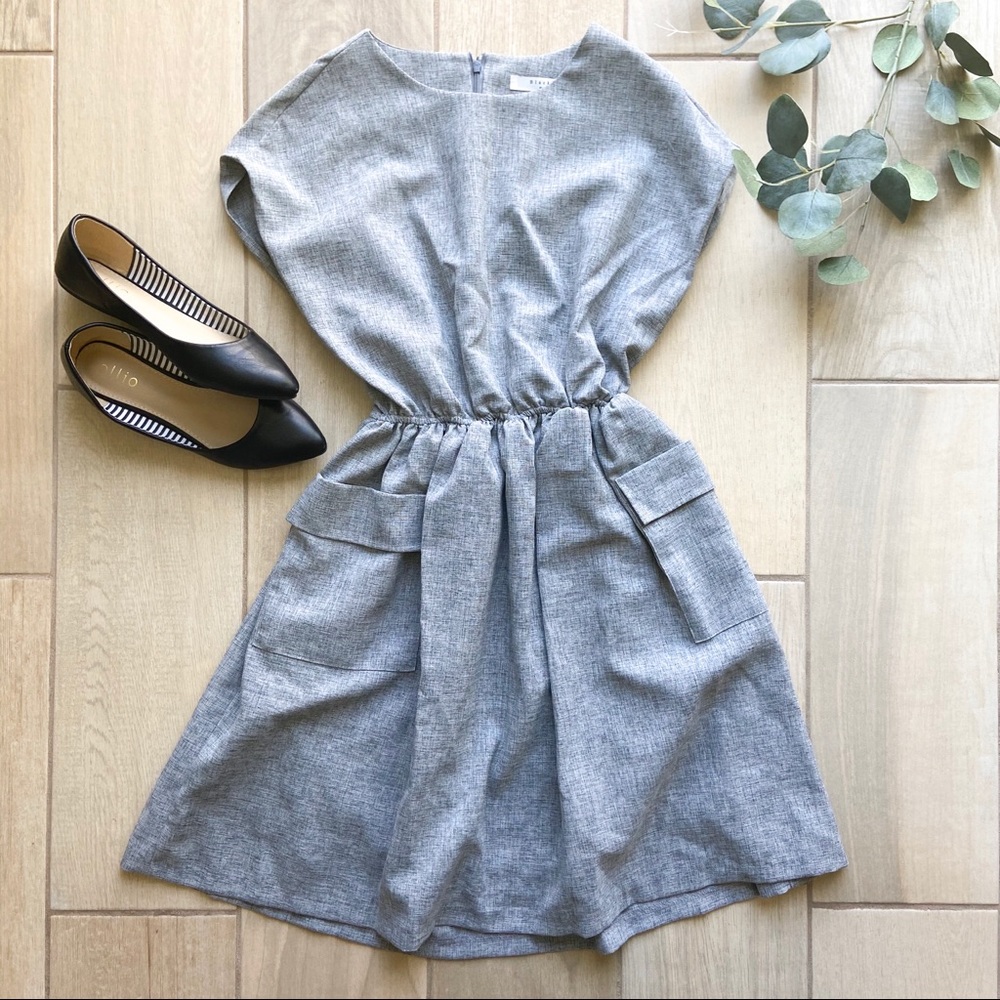 NO SIZE✅ MEASUREMENTS Linen A-line Dress w/pockets